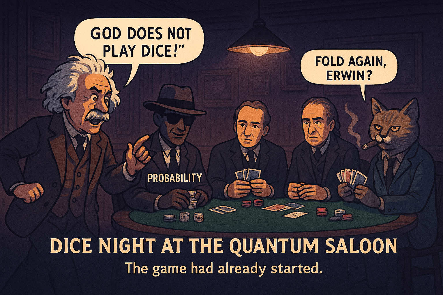 Quantum Fizzlecysts — Panel 1