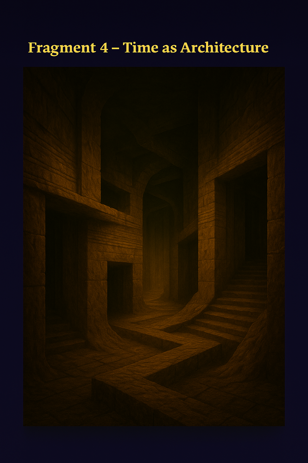 Corridor branching into layers of time